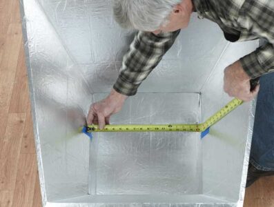 12. Take measurements to double-check the glass lid size. Ideally, the lid will fit in…